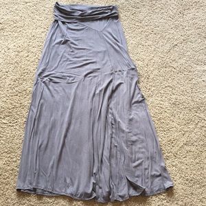 Grey maxi skirt